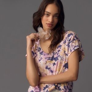 By Anthropologie Scoop Neck Tee